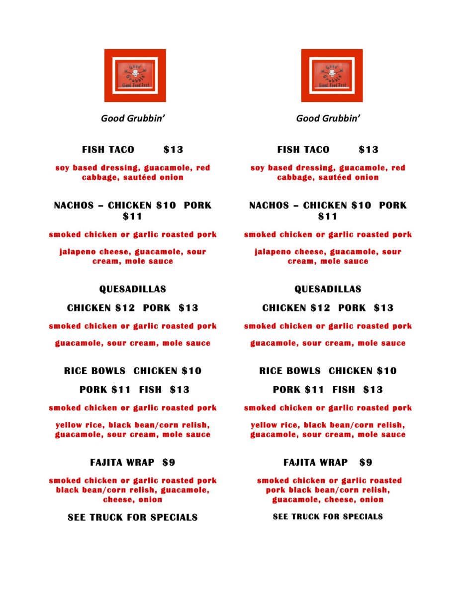 Good Grubbin' Food Truck Old Bust Head